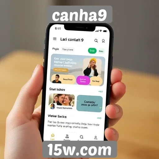 Interface do Canha9 é otimizada para dispositivos móveis